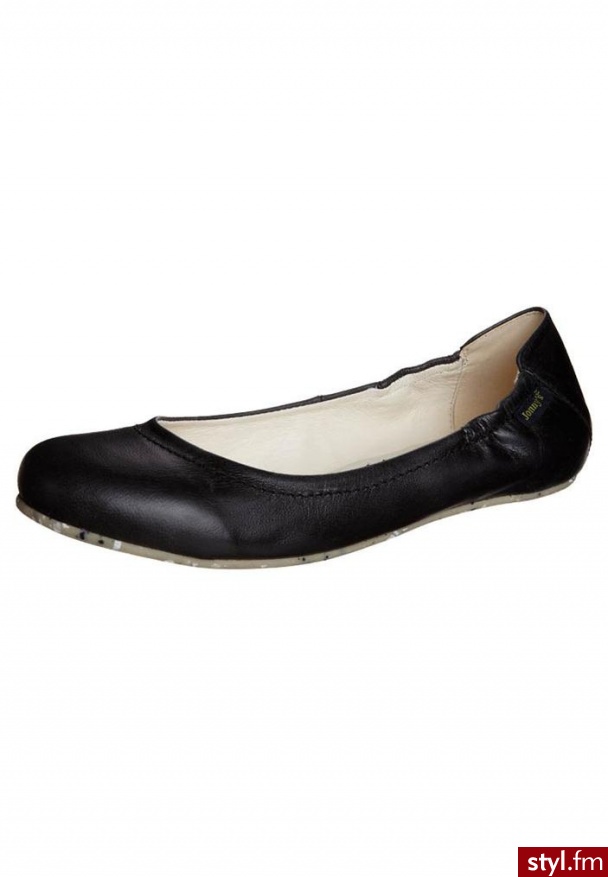 Jonnys Baleriny czarny - Balerinki Buty Moda
