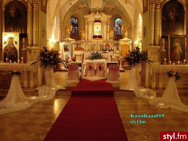 Dekoracja Kościoła. Jeśli Jest Już W Galerii Proszę Pisać Tylko Na Priv ;) - Dekoracje ślubne Ślub Moda