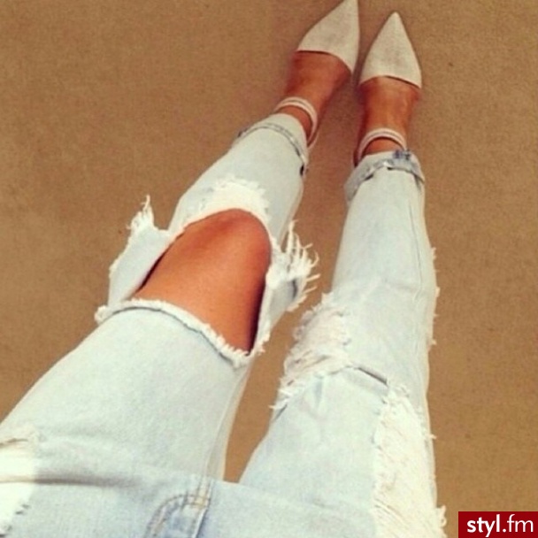 Jeansy Spodnie Moda
