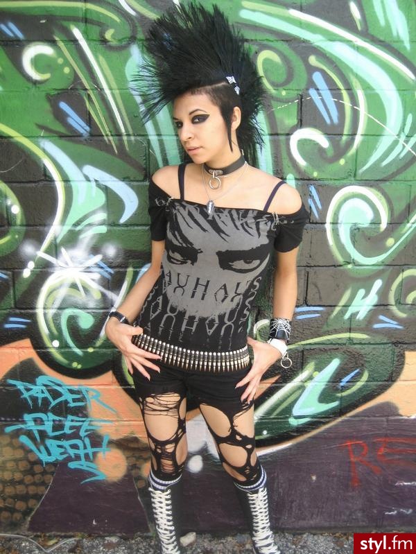 Punk Rock Alternatywne Średnie Fryzury