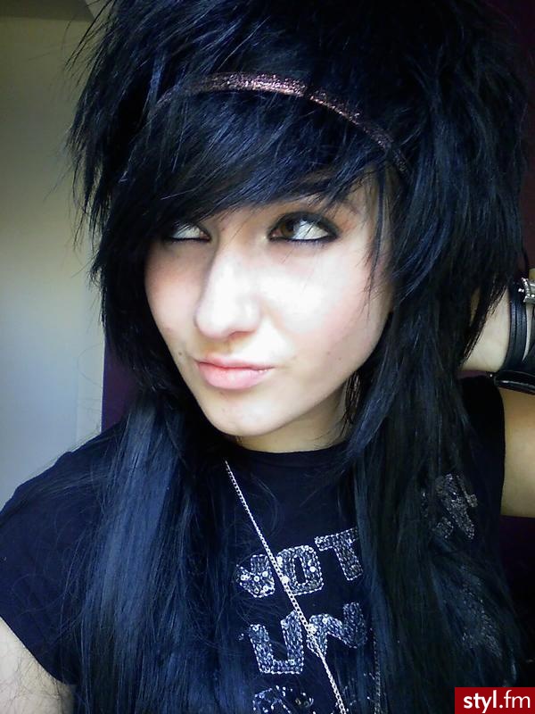 EMO Alternatywne Średnie Fryzury
