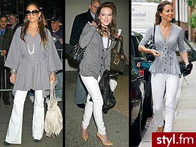 Widzę, że nie tylko ja uwielbiam białe rurki :P - Moda uliczna Inne Moda