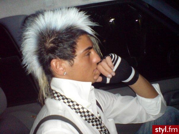 Punk Rock Alternatywne Średnie Fryzury
