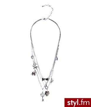 Multi-strand charms necklace - Antique gold - Promod. Pobrano ze strony: http://www.promod.eu/jewellery/necklaces/multi-strand-charms-necklace-antique-gold-R2290162935.html - Pozostałe Dodatki Moda