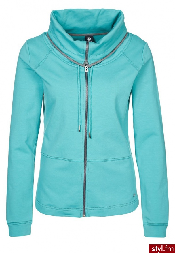 Bogner Jeans AURELIA Bluza rozpinana turkusowy - Bluzy Ciuchy Moda