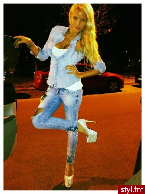 Jeansy Spodnie Moda