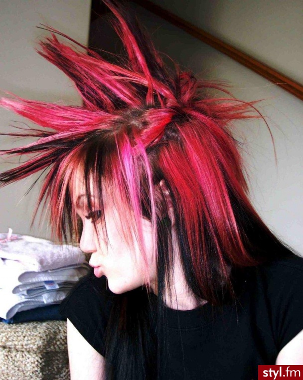 Punk Rock Alternatywne Średnie Fryzury