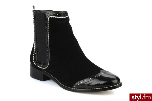 C.Petula PÓŁBUTY I BOTKI THELMA BY C.PETULA (Czarny) - Botki Buty Moda