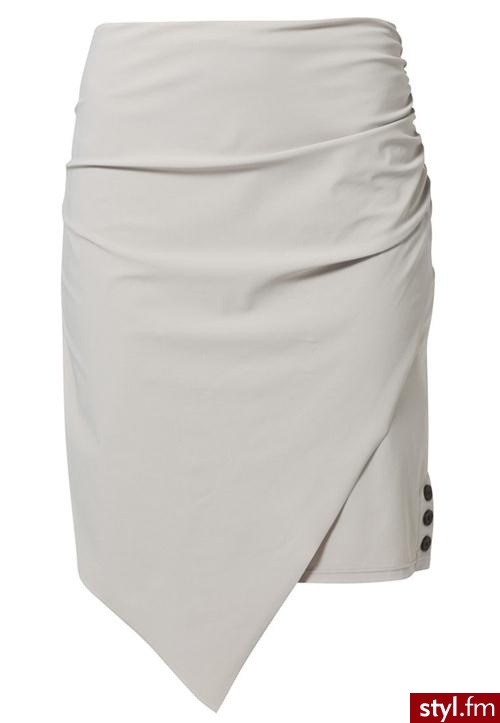 Penn & Ink Spódnica mini szary - Pozostałe Spódnice Moda