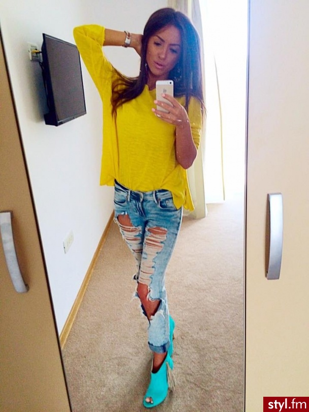 Jeansy Spodnie Moda