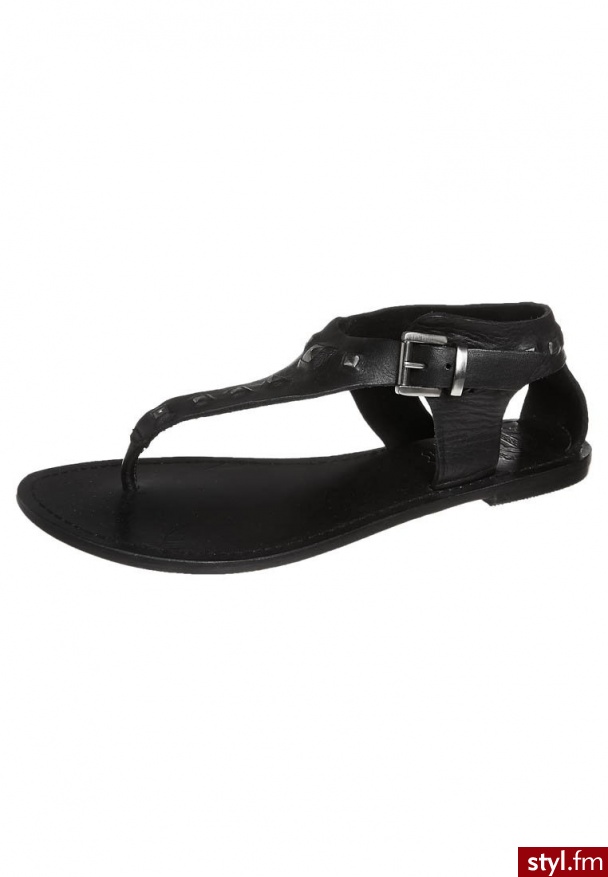 Sole Society CHLOE Japonki czarny SS122S033 - Klapki Buty Moda