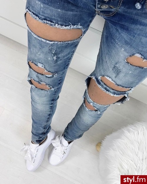 Jeansy Spodnie Moda