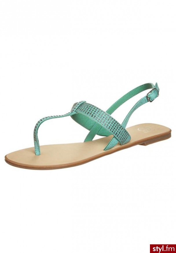 Bagatt Japonki zielony - Klapki Buty Moda