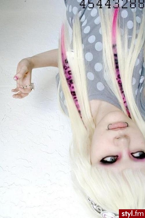 EMO Alternatywne Średnie Fryzury