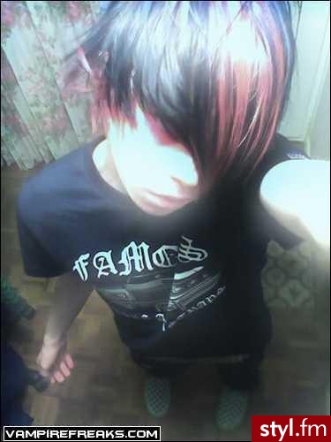 EMO Alternatywne Średnie Fryzury