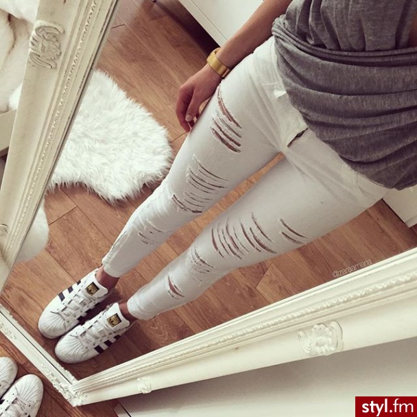 Jeansy Spodnie Moda