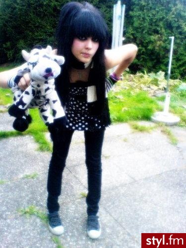 EMO Alternatywne Średnie Fryzury