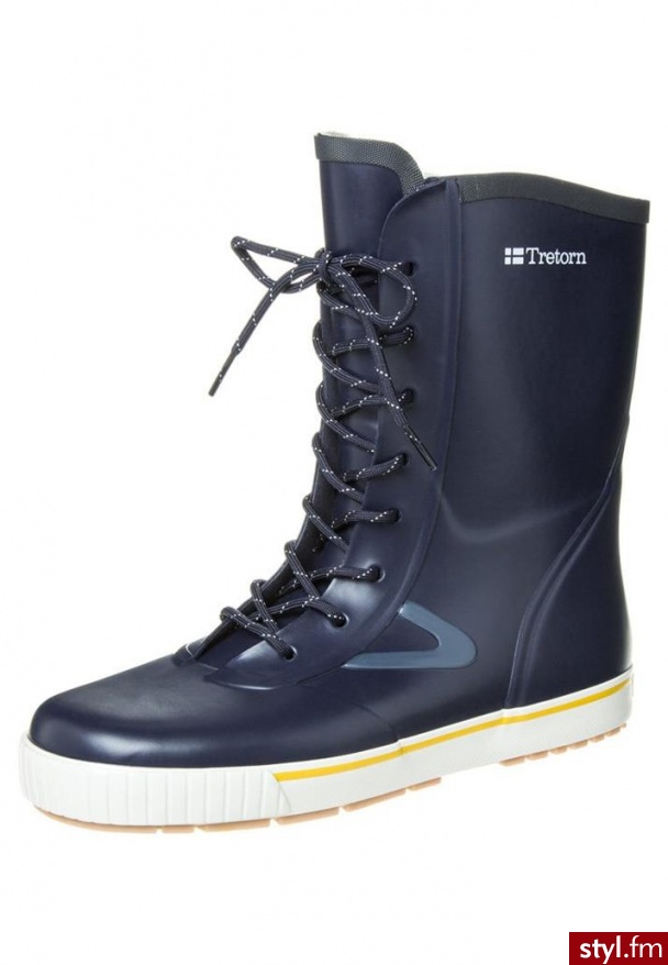 Tretorn SKERRY SKOSNORE Kalosze niebieski (472683) - Kalosze Buty Moda