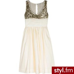 Sequin and cotton sleeveless dress - DAY Birger et Mikkelsen - Polyvore. Pobrano ze strony: http://www.polyvore.com/sequin_cotton_sleeveless_dress/thing?id=17109230 - Pozostałe Ciuchy Moda