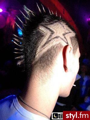 Punk Rock Alternatywne Średnie Fryzury