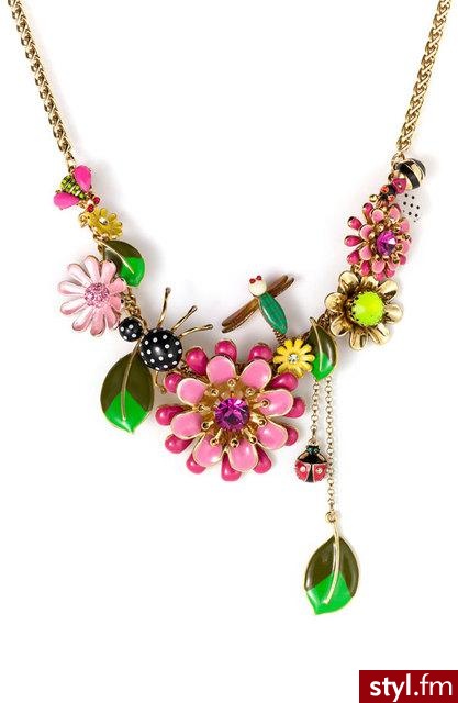 kwiatowy ogród na twojej szyi dzięki Betsey Johnson - 135$ - Pozostałe Dodatki Moda