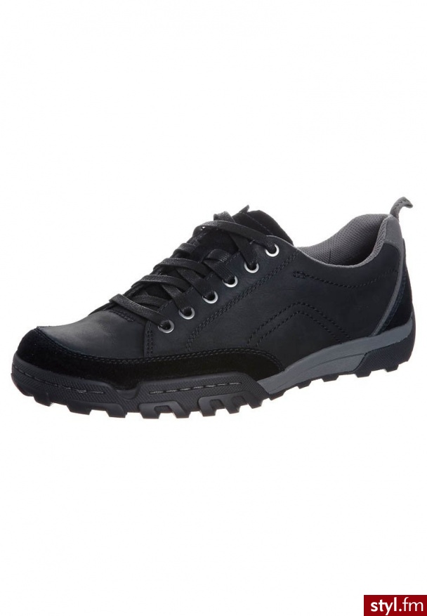 ecco URBAN XPLORER Sznurowane sportowe czarny - Sportowe Buty Moda
