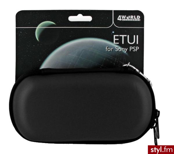 4World Etui 66534 (Czarny) (Psp) - Portfele i etui Dodatki Moda