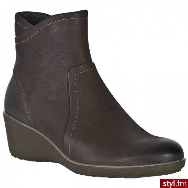 ECCO botki Shiver Wedge 22052302072 - Botki Buty Moda