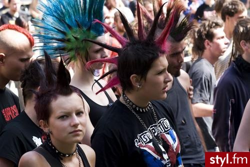 Punk Rock Alternatywne Średnie Fryzury