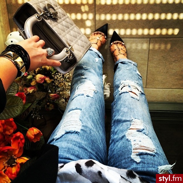 Jeansy Spodnie Moda