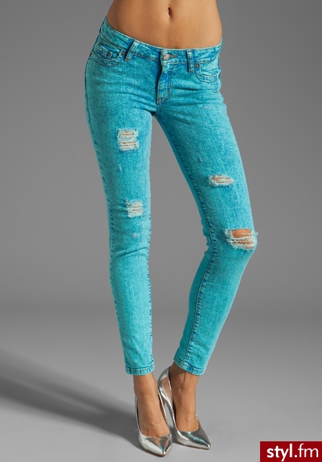 Jeansy Spodnie Moda
