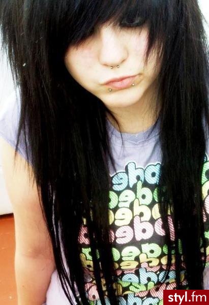 EMO Alternatywne Średnie Fryzury