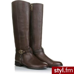 ELLE LEATHER BOOTS - Tory Burch - Polyvore. Pobrano ze strony: http://www.polyvore.com/elle_leather_boots/thing?id=26049814 - Pozostałe Buty Moda