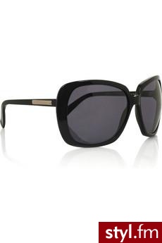 Yves Saint Laurent | Oversized acetate square-frame sunglasses | NET-A-PORTER.COM. Pobrano ze strony: http://www.net-a-porter.com/product/69271 - Nakrycia głowy Dodatki Moda
