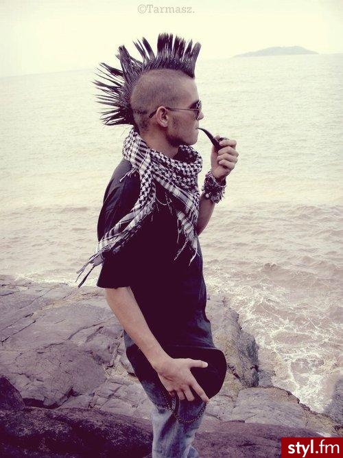 Punk Rock Alternatywne Średnie Fryzury