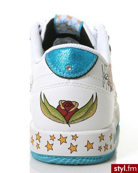 Ecko Red Skull & Flower Rhinestone Sneaker - Pozostałe Buty Moda