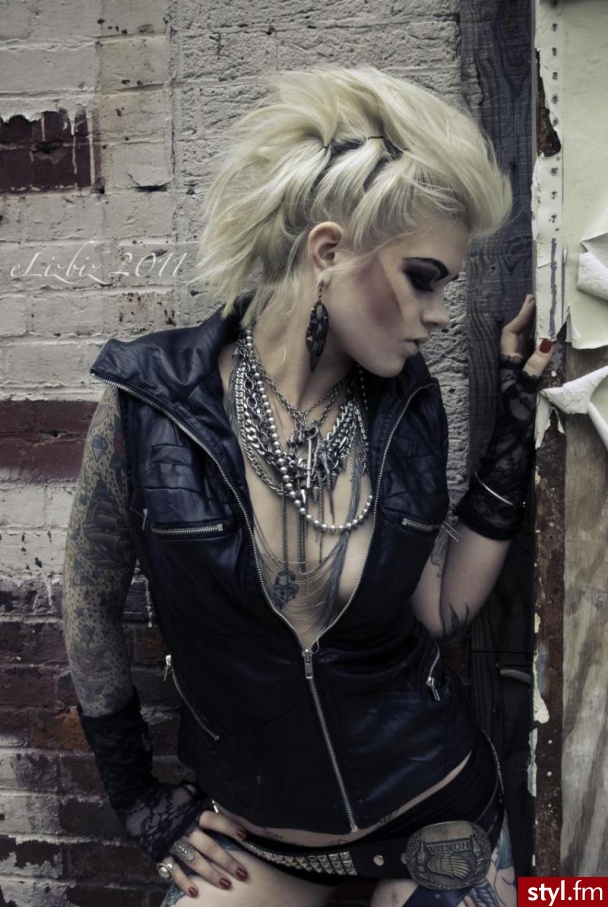Punk Rock Alternatywne Średnie Fryzury