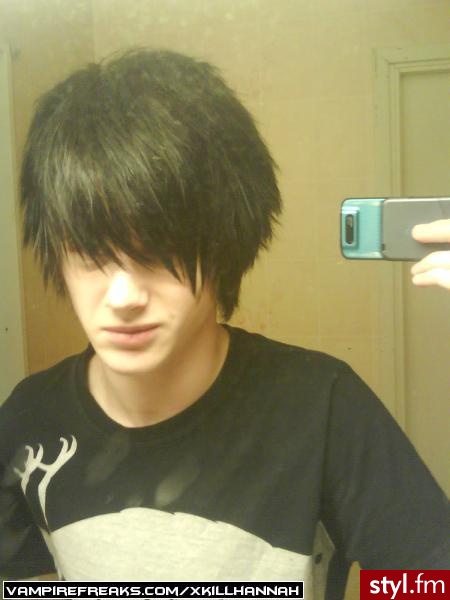 EMO Alternatywne Średnie Fryzury