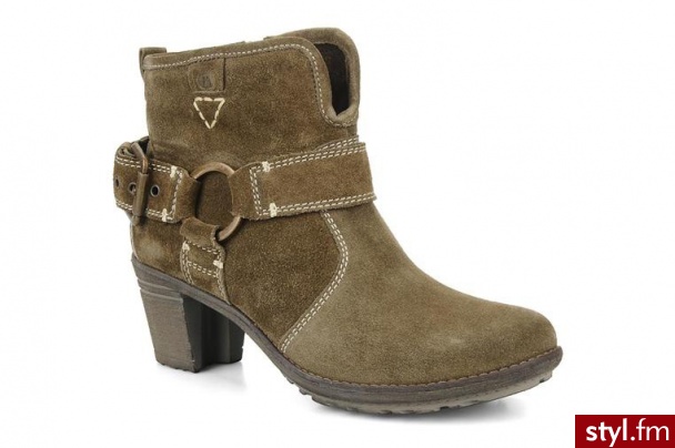 Josef Seibel PÓŁBUTY I BOTKI SKYLAR BY JOSEF SEIBEL (Brązowy) - Botki Buty Moda