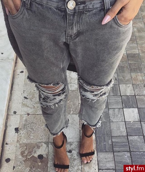 Jeansy Spodnie Moda