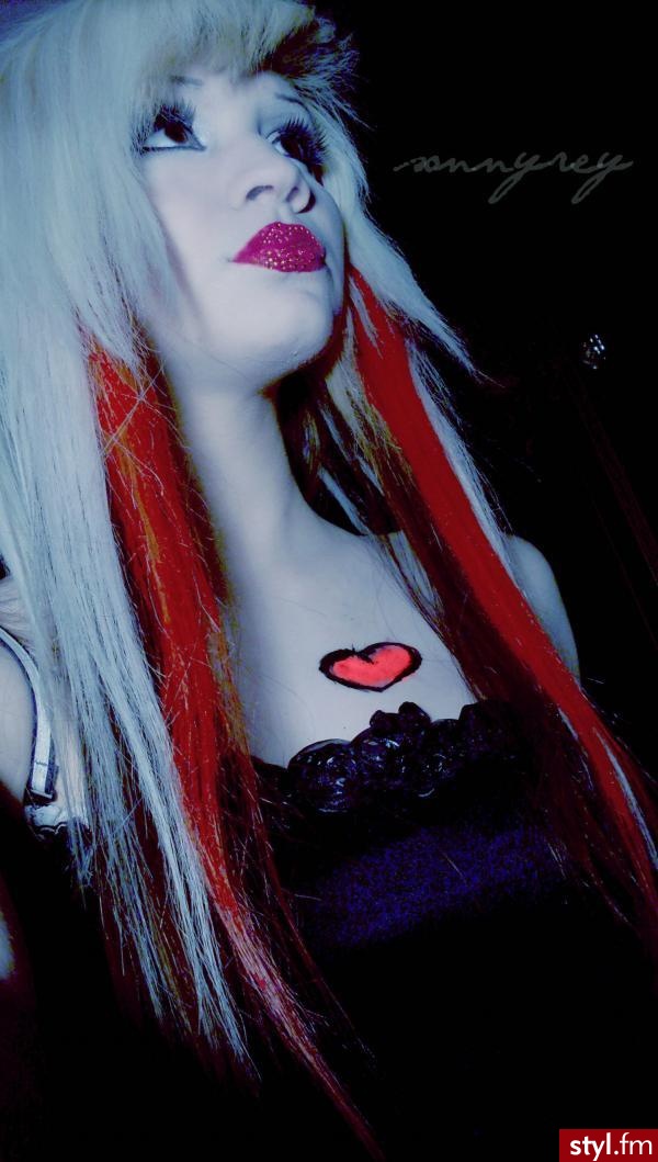 EMO Alternatywne Średnie Fryzury