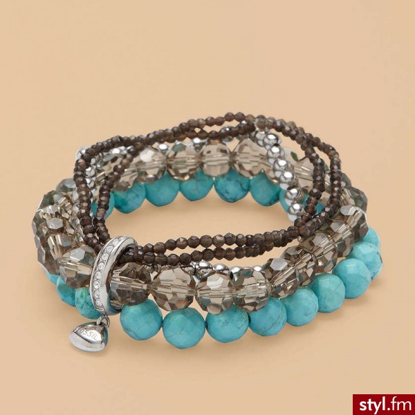 Bransoletka Fossil  JF87789040 - Bransoletki Biżuteria Moda