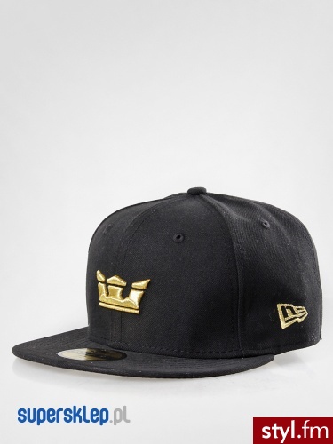Supra Czapka z daszkiem Icon New Era (blk) (7 3/4) - Nakrycia głowy Dodatki Moda
