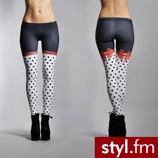 Leginsy Spodnie Moda