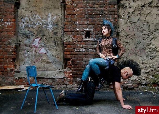 Punk Rock Alternatywne Średnie Fryzury