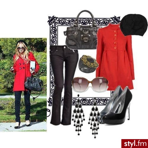 Płaszcz - dorothyperkins.com
Spodnie - republic.co.uk
Buty - heels.com
Torba - lipsy.co.uk
Kolczyki - lipsy.co.uk
Pierścionek - missselfridge.com
Beret - tillys.com
Okulary - shop.pacsun.com - Styler