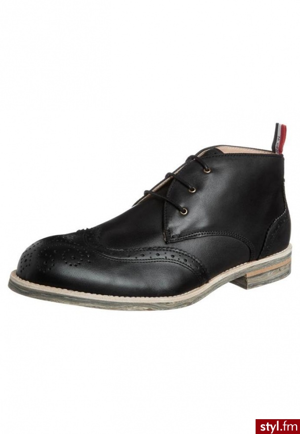 Nobrand ALBUQUERQUE Oksfordki czarny (9809) - Pozostałe Buty Moda