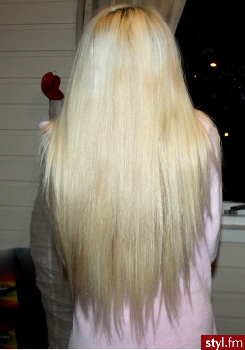 Blond Rozpuszczone Proste Na co dzień Długie Fryzury