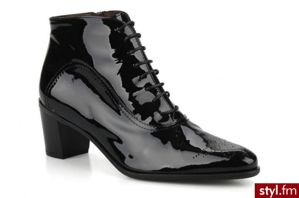 Perlato PÓŁBUTY I BOTKI CHALON BY PERLATO (Czarny) - Botki Buty Moda