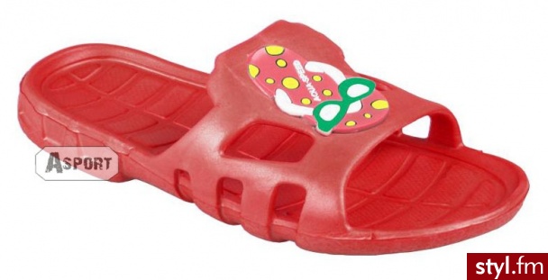 Dziecięce klapki basenowe VENA czerwone Aqua-Speed - Klapki Buty Moda